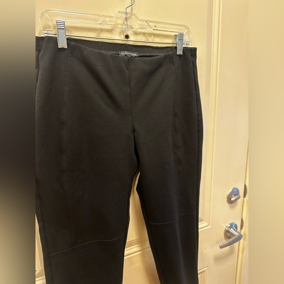 Eileen Fisher Medium Weight Black Leggings Pants Slim Fit Elastic Waist,size SP - Picture 5 of 8